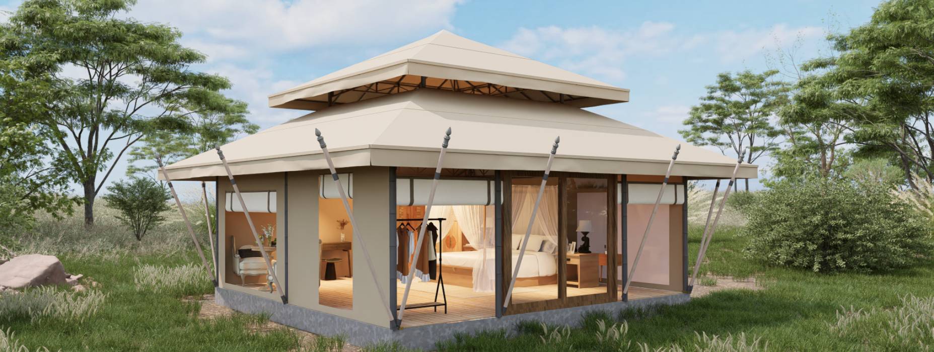 河南蒙古族户外野奢帐篷